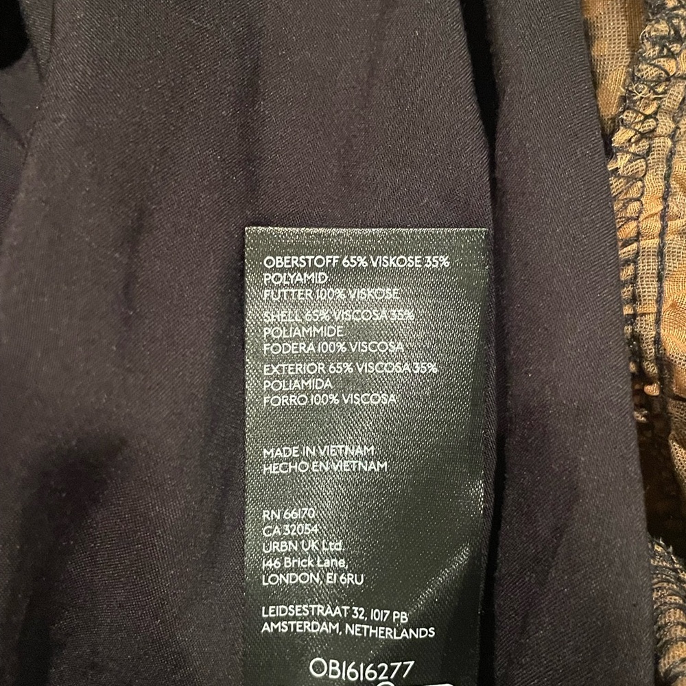 Anthropologie | Tan and Black Velvet Maxi Dress - Picture 13 of 14
